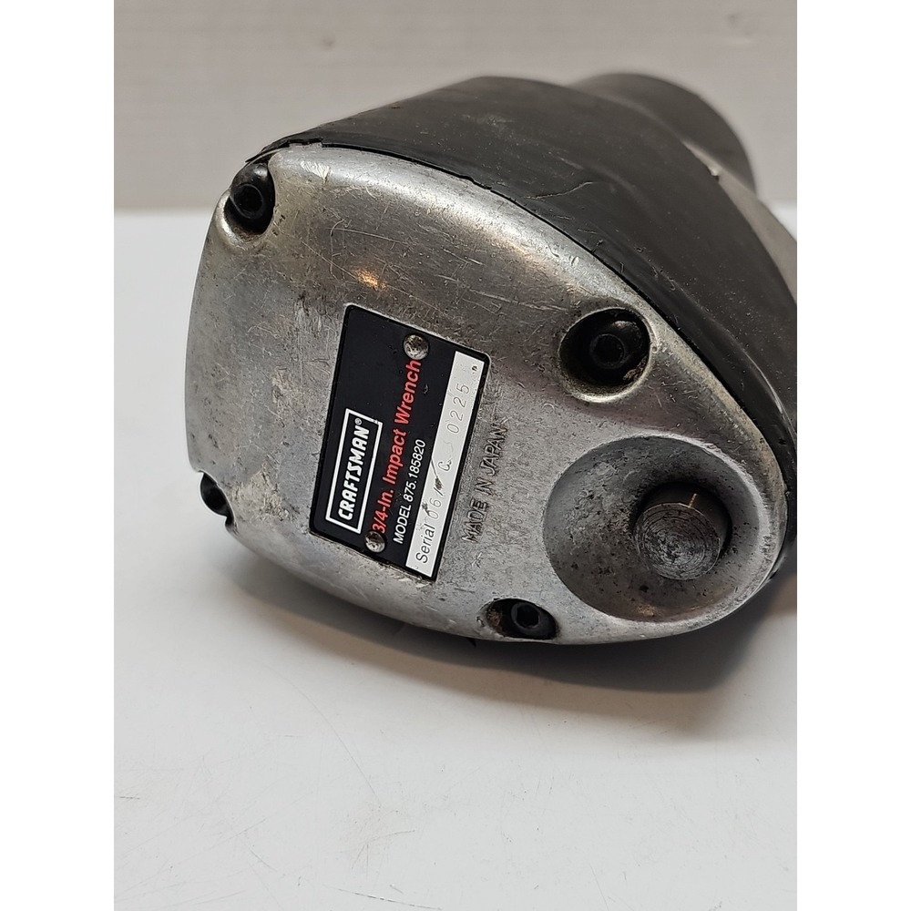 Craftsman 875.185820 heavy duty pneumatic air 3/4" impact wrench made in Japan - Picture 6 of 6